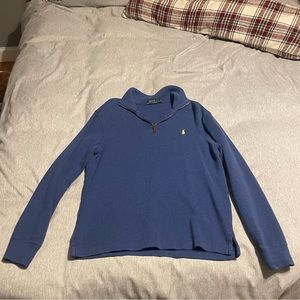 Blue Ralph Lauren quarter Zip